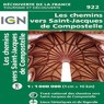Réédition de la carte IGN/ACIR « Les Chemins vers Saint-Jacques de Compostelle »