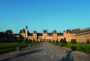 Palace and park of Fontainebleau