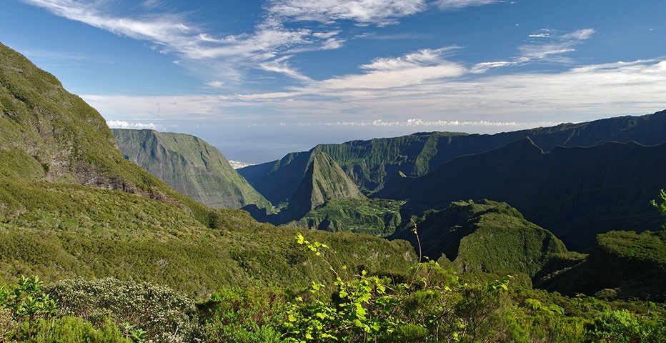 Pitons, cirques et remparts, île de La Réunion