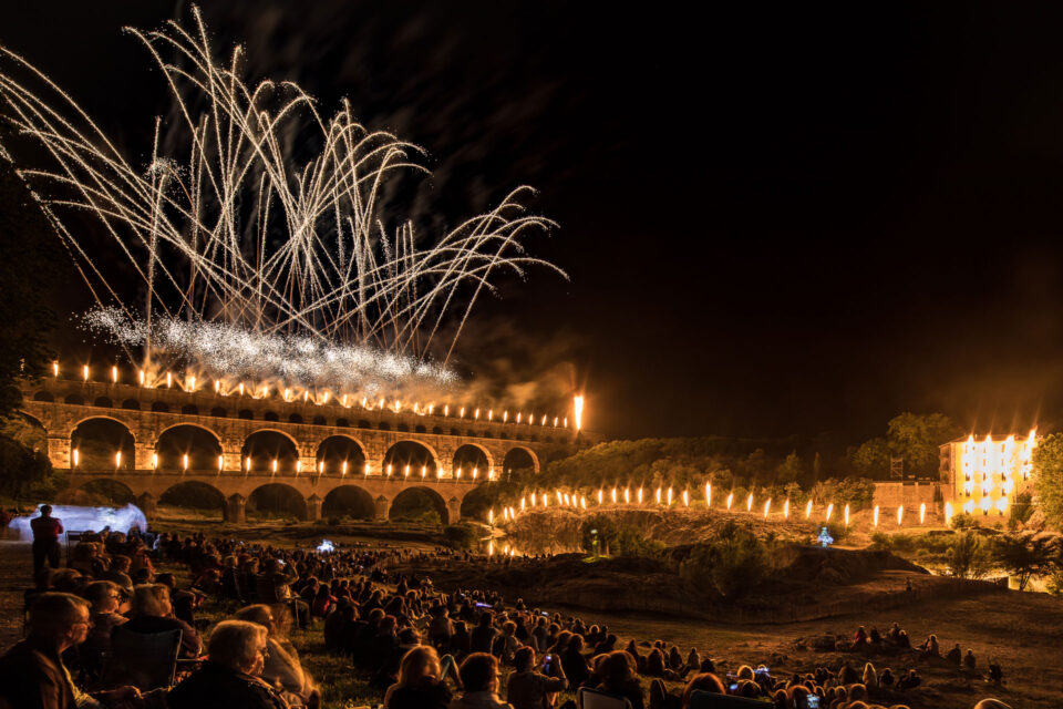 Feux Romains, Pont du Gard