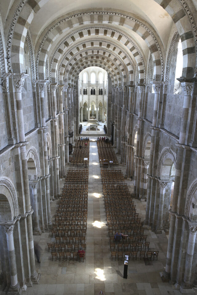 Nef centrale, Basilique de Vézelay