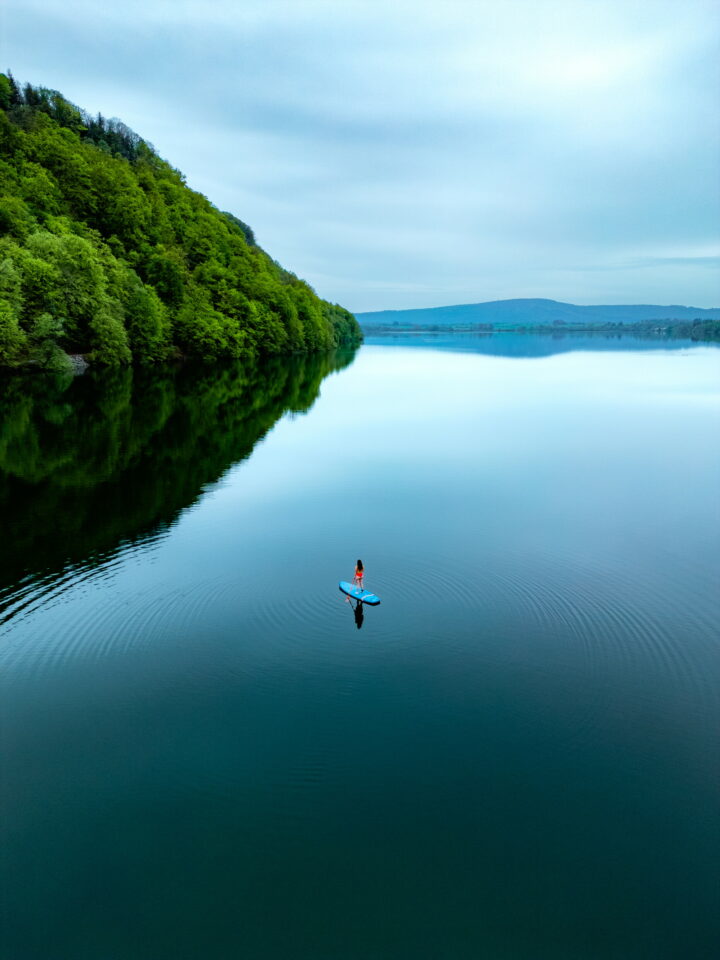 Paddle au lac de Chalain