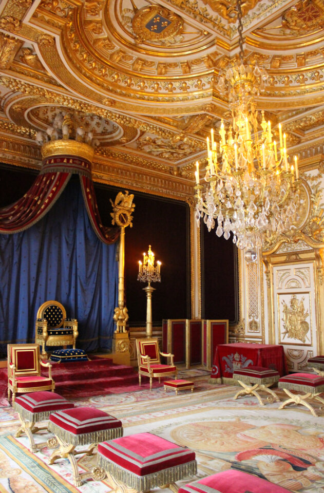 Salle du trône © Château de Fontainebleau -