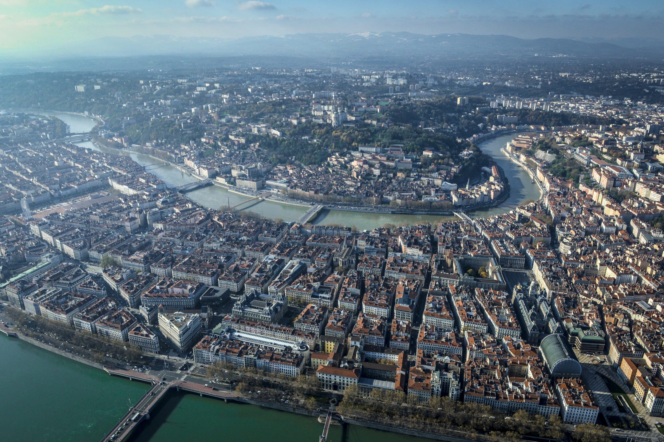 Vue Aerienne Lyon
